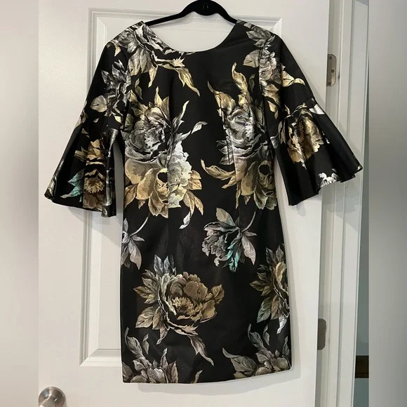Trina Turk | Dresses | Nwt Trina Turk Metallic Floral Dress | Poshmark